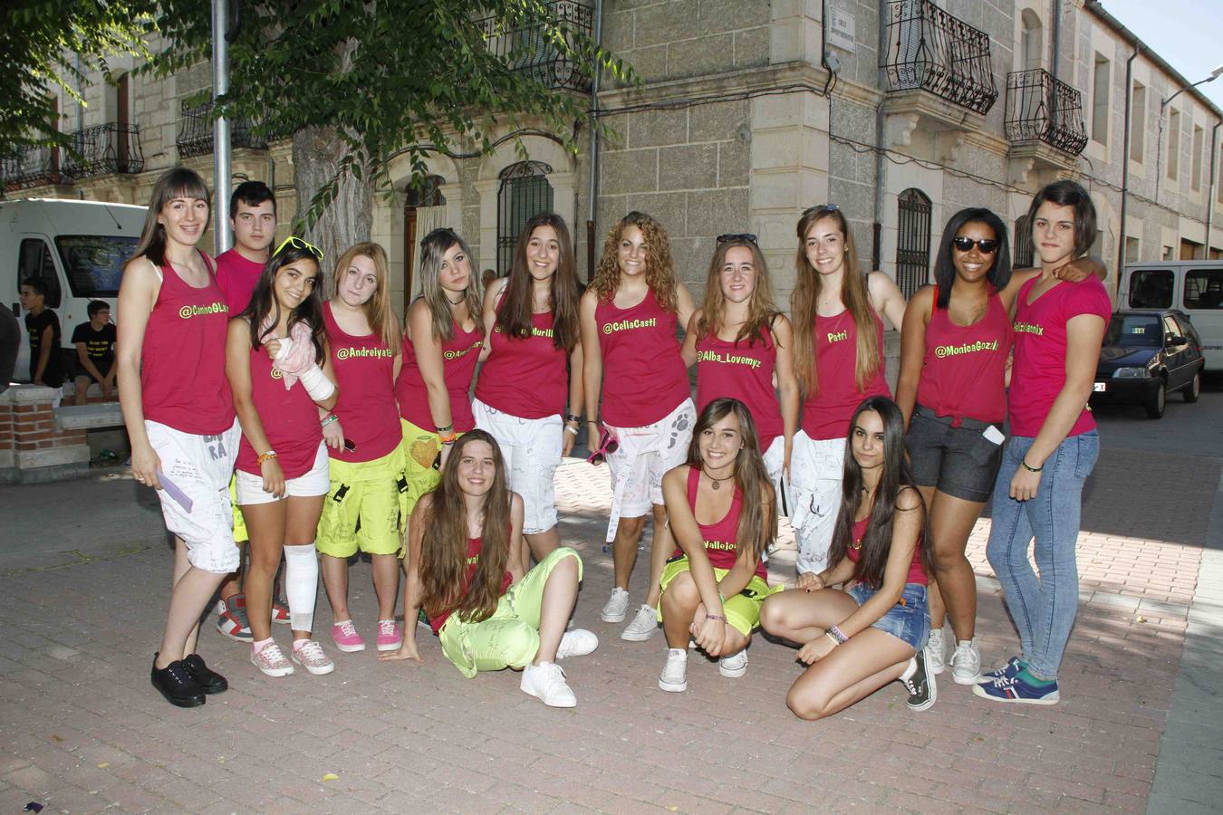 Concentración y desfile de peñas en Campaspero