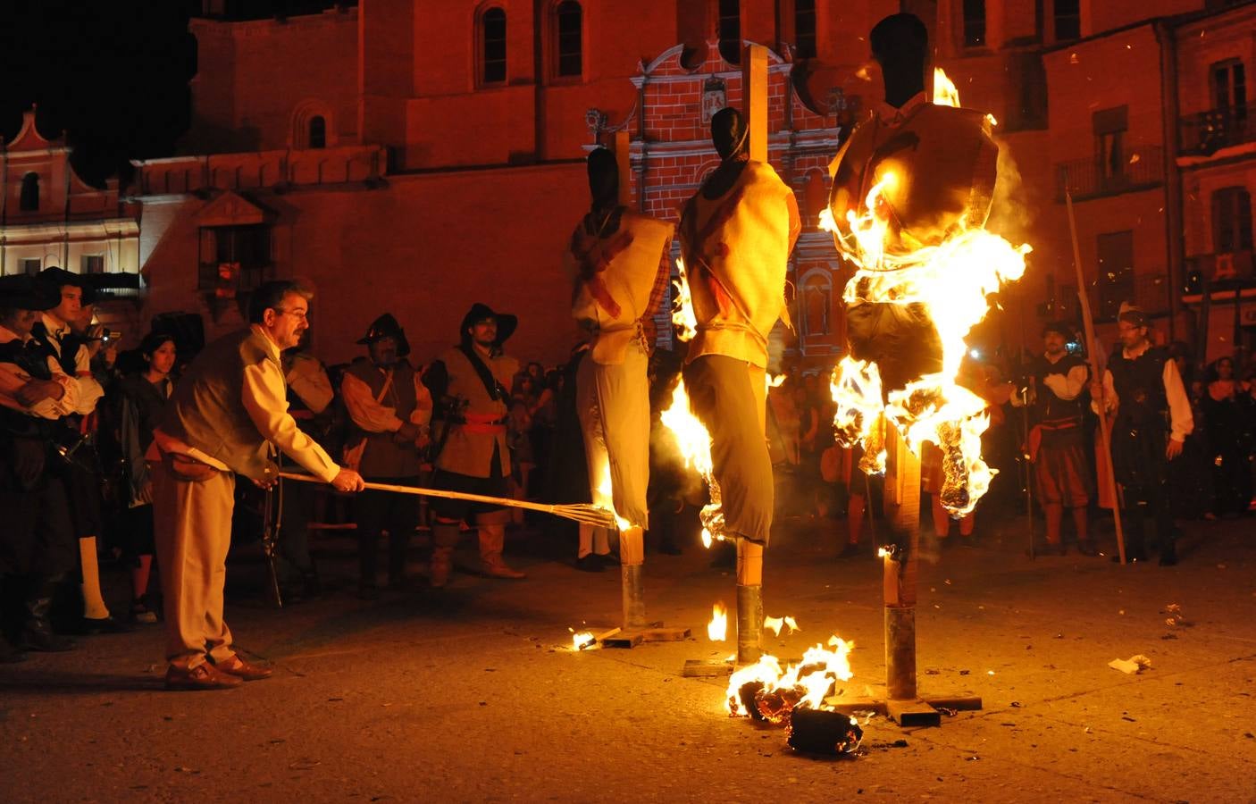 Auto de Fe en la Feria Renacentista de Medina del Campo (Valladolid)