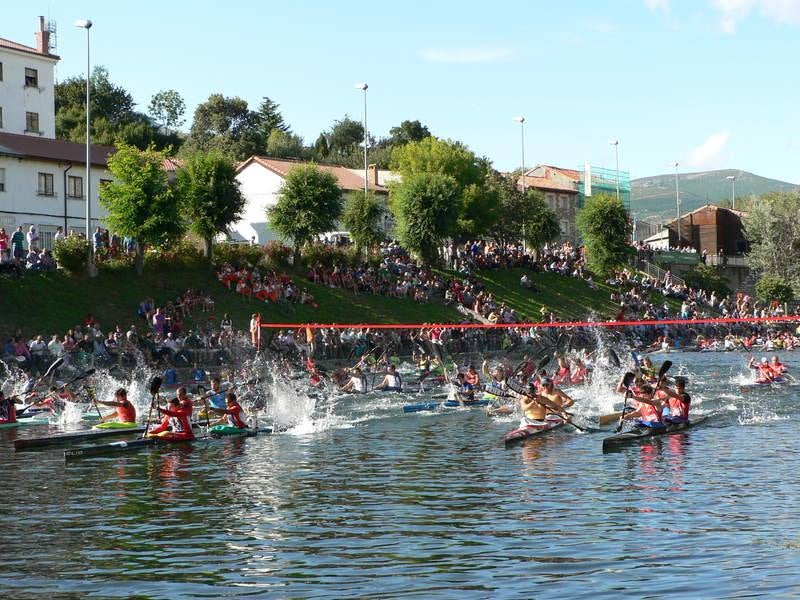 Descenso del Río Carrión en Velilla (Palencia)