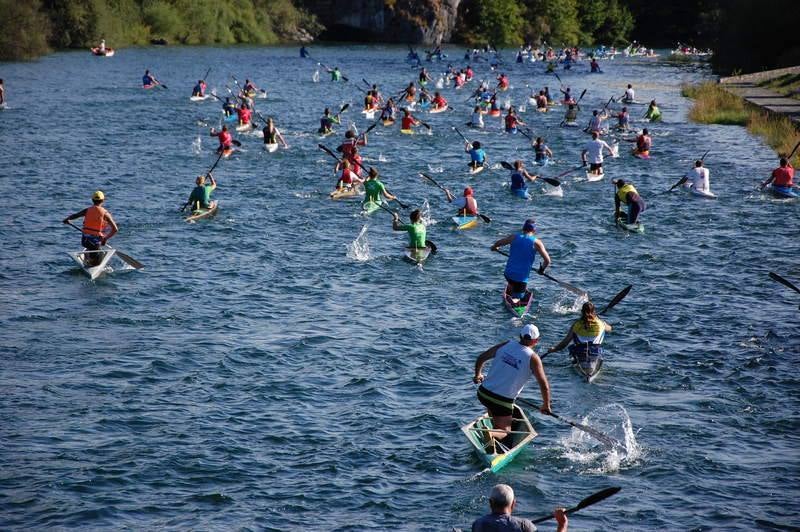 Descenso del Río Carrión en Velilla (Palencia)