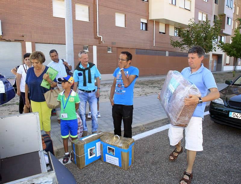 Despedida de niños saharauis en Palencia