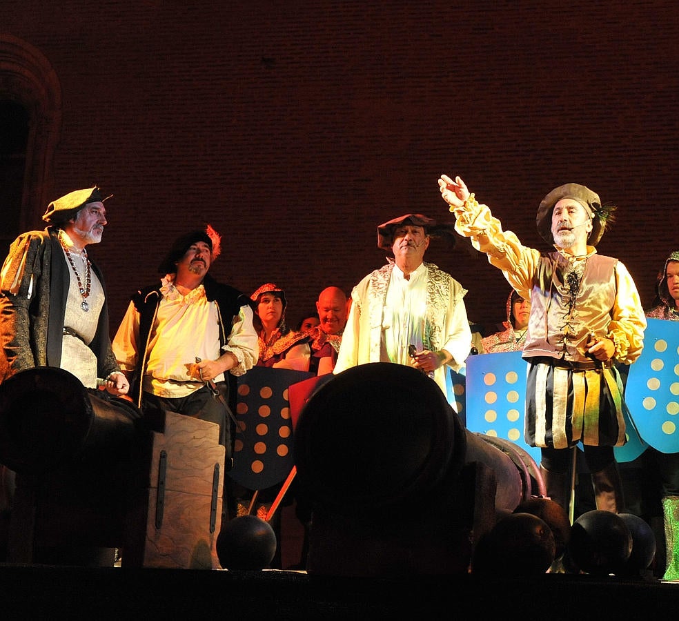 Recreación de la llegada de Padilla, Bravo y Zapata a Medina del Campo