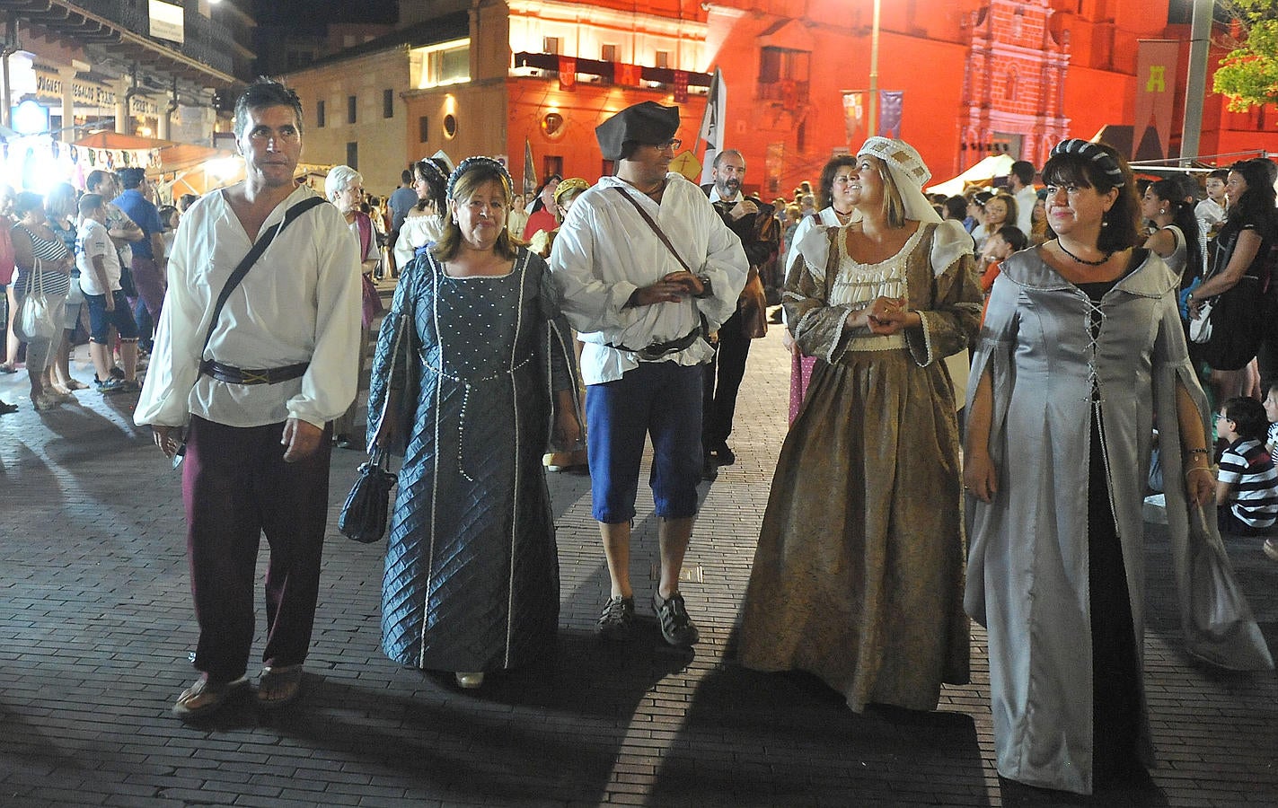 Recreación de la llegada de Padilla, Bravo y Zapata a Medina del Campo