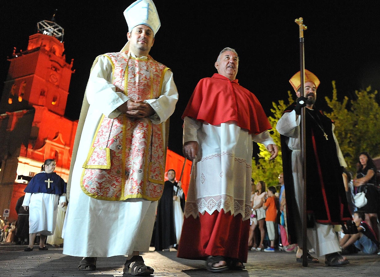 Recreación de la llegada de Padilla, Bravo y Zapata a Medina del Campo
