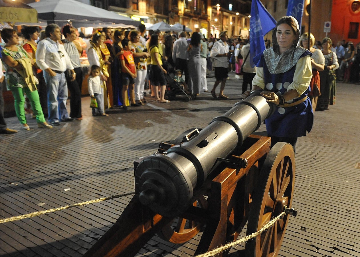 Recreación de la llegada de Padilla, Bravo y Zapata a Medina del Campo