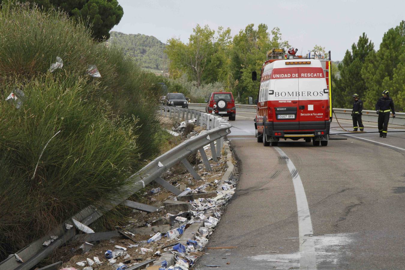 Accidente en la N-122