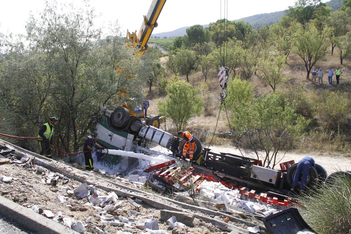 Accidente en la N-122