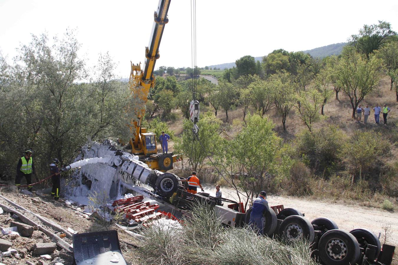 Accidente en la N-122