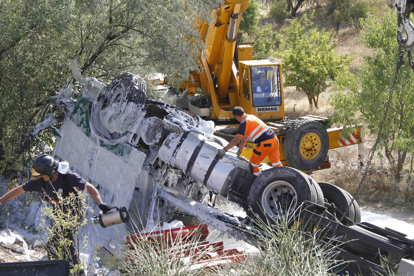 Accidente en la N-122