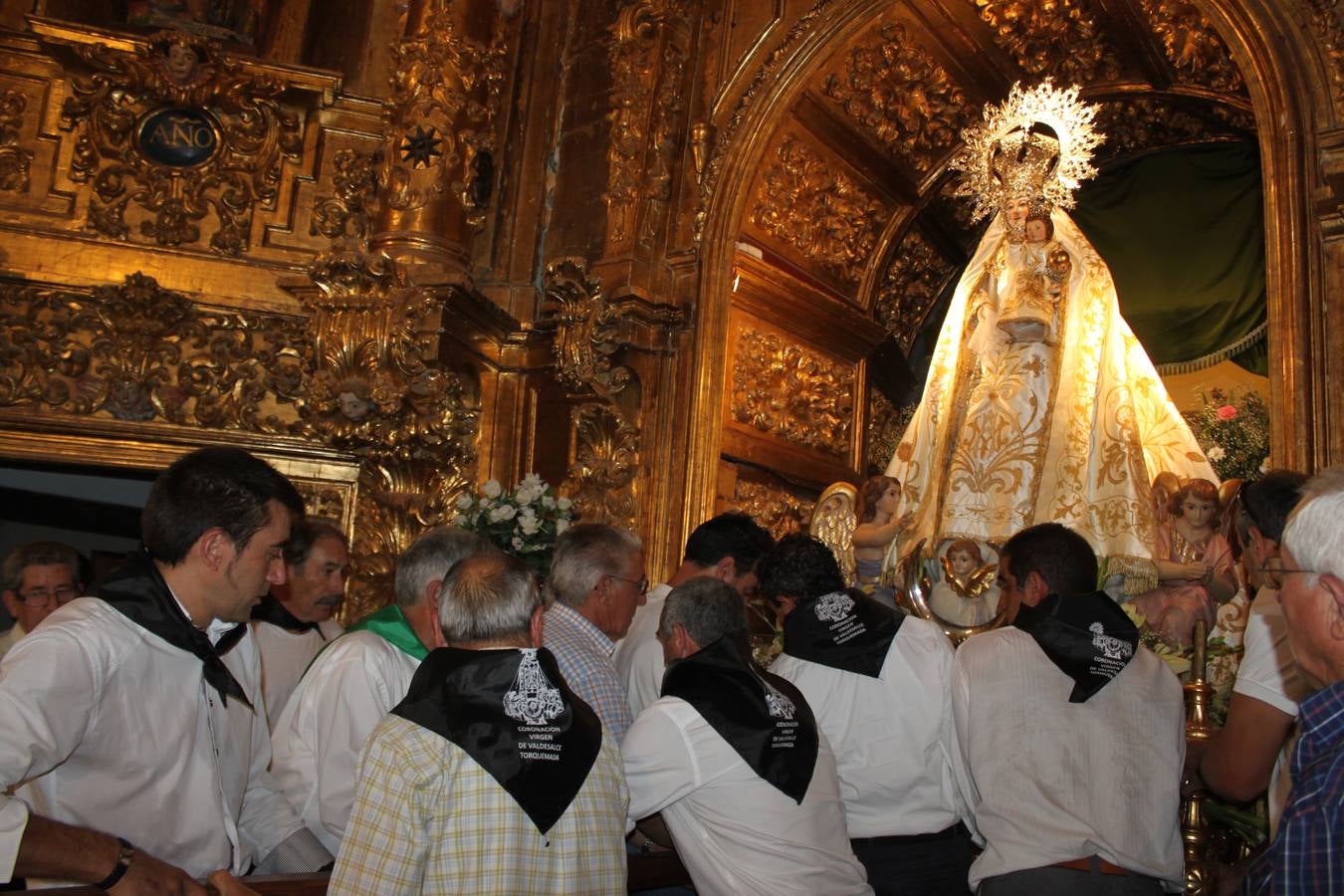 Coronación de la Virgen de Valdesalce en Torquemada