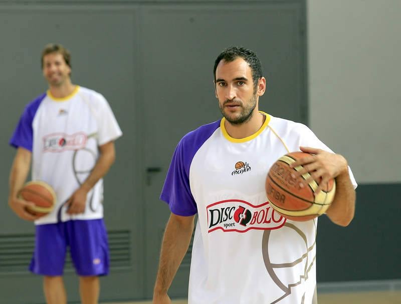 Primer entrenamiento del Baloncesto Palencia de la temporada 2014-2015