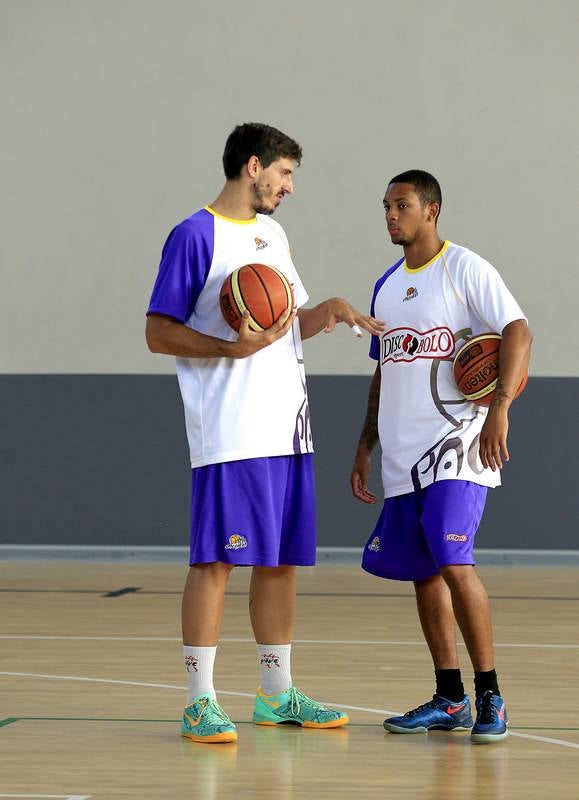 Primer entrenamiento del Baloncesto Palencia de la temporada 2014-2015