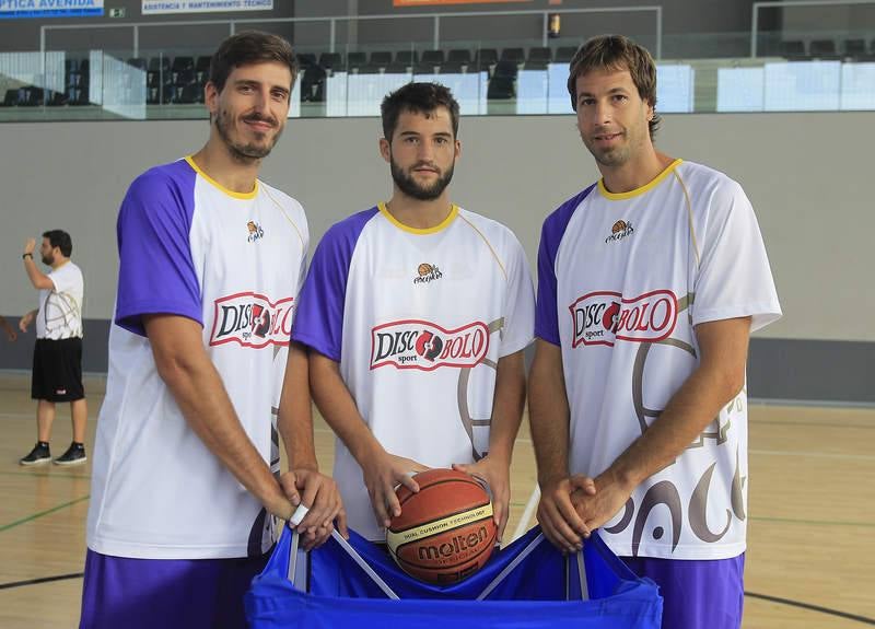Primer entrenamiento del Baloncesto Palencia de la temporada 2014-2015