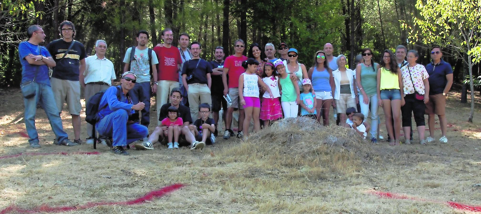 Arte efímero en El Collao de Herguijuela de la Sierra (Salamanca)