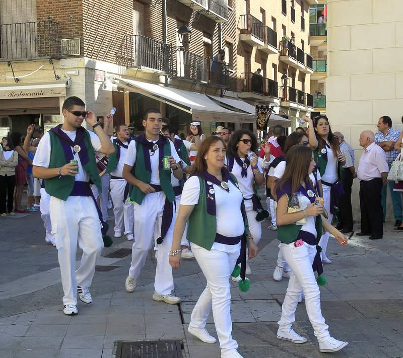 Las peñas palentinas animan el día del patrón, San Antolín