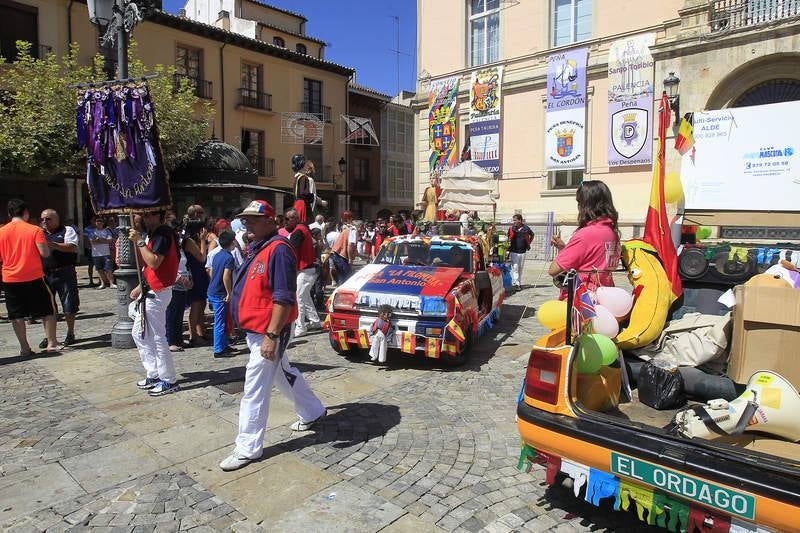 Las peñas palentinas animan el día del patrón, San Antolín