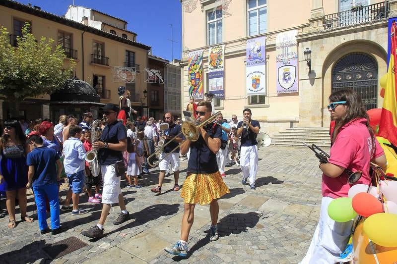 Las peñas palentinas animan el día del patrón, San Antolín