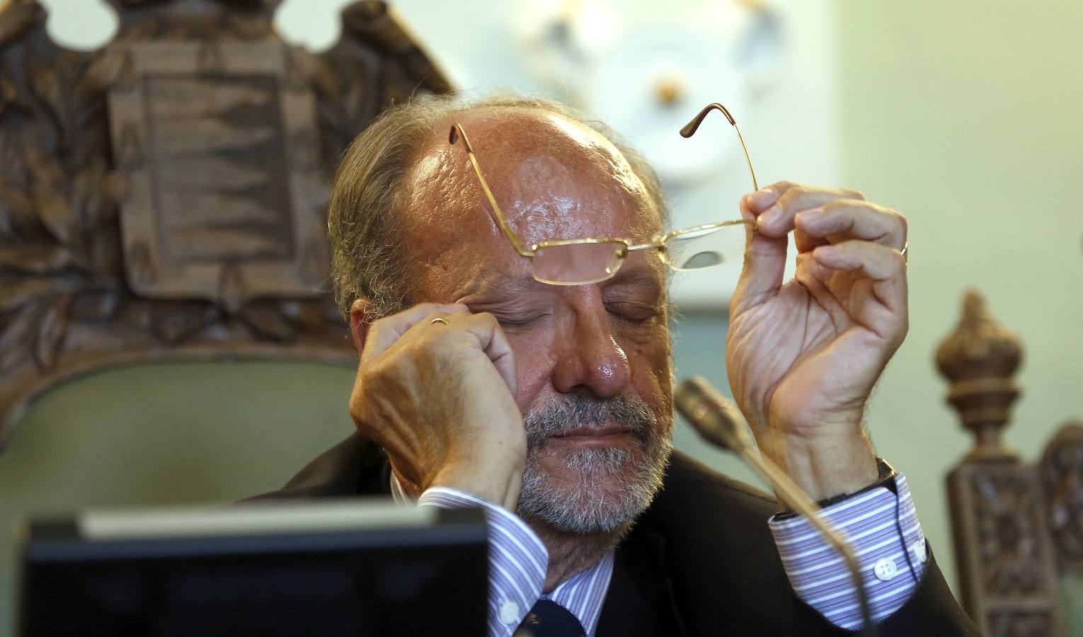 Primer pleno del alcalde de Valladolid tras las polémicas &#039;declaraciones del ascensor&#039;