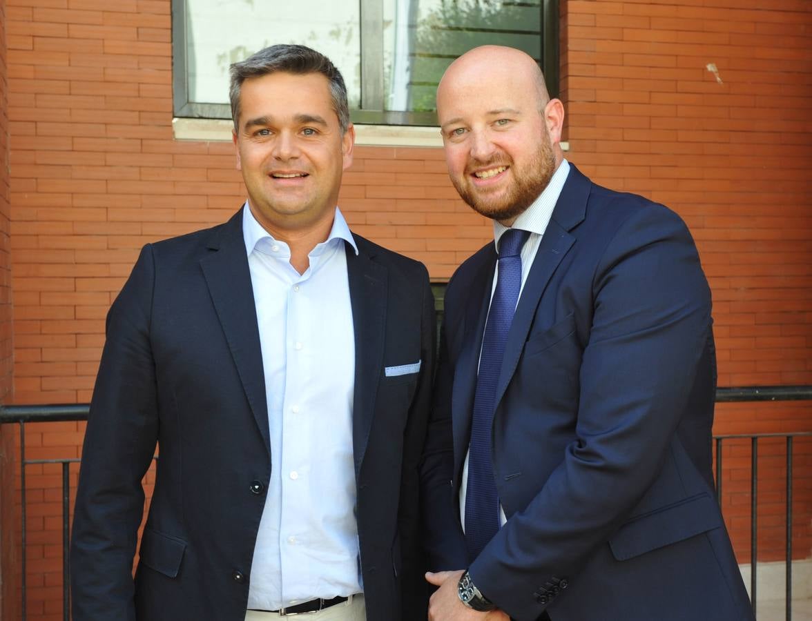 Luis Martínez-Íñiguez y Ramón Montaña, del Hotel AC Palacio de Santa Ana.