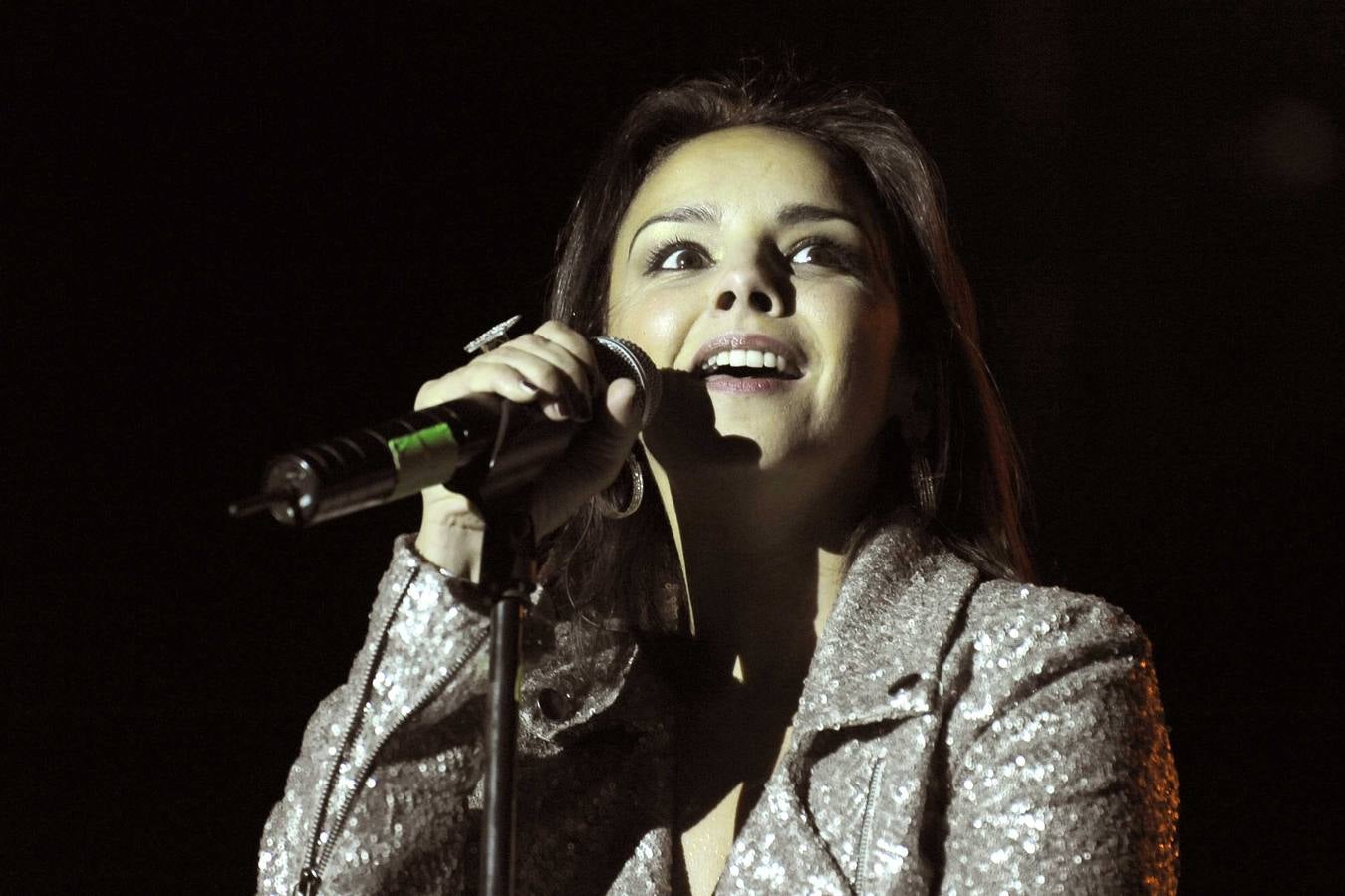 Concierto de Chenoa en la Plaza Mayor de Valladolid