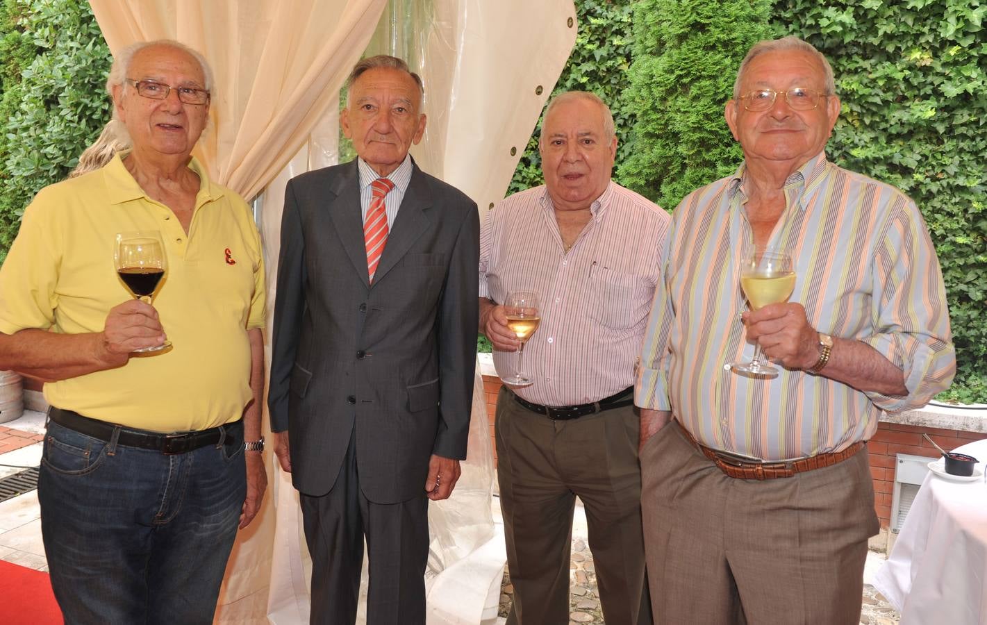 Juan Codina, Jesús Rebolleda (Nuevo Siglo), Jesús Blanco y Honorato Paredes.