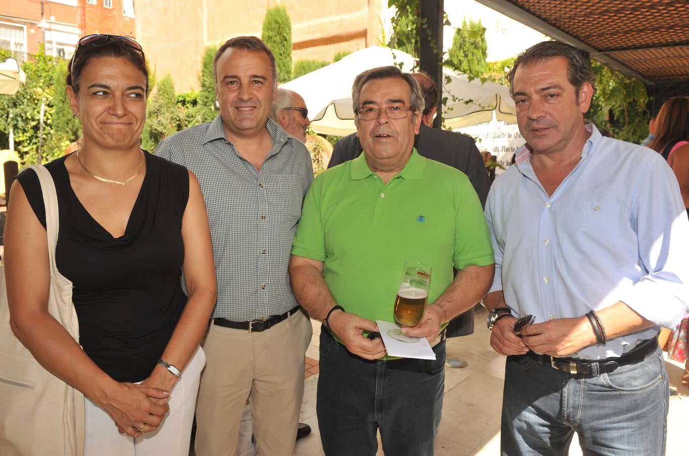 María José de la Calle, Luis Chico, Guillermo García y Alberto Torrecilla, integrantes de la Asociación de Hostelería.