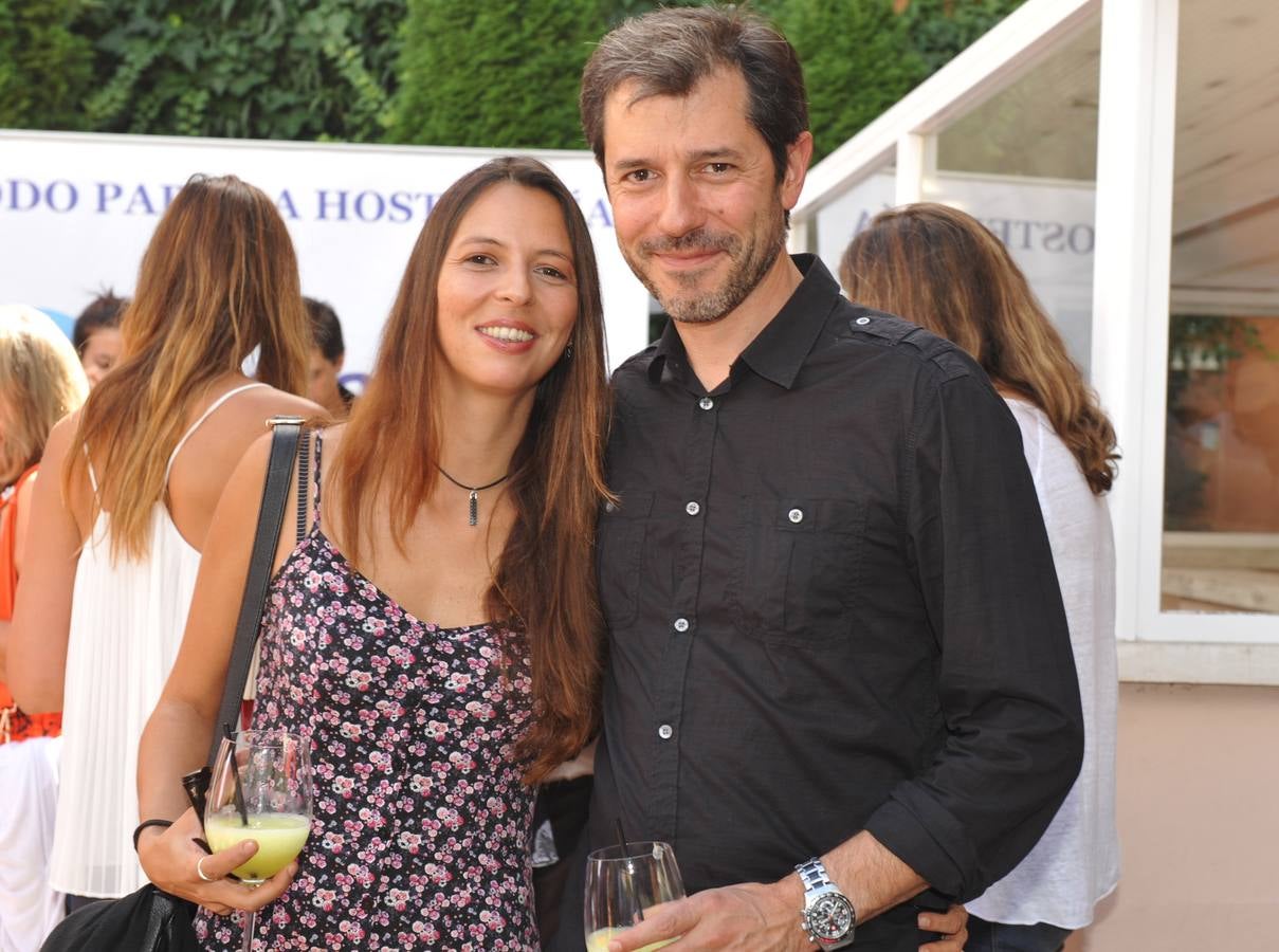 Marta Arranz y el cineasta Roberto Lozano no faltaron a la cita.