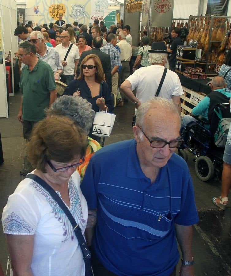 Inauguración de la II Feria del Jamón de Castilla y León en Segovia