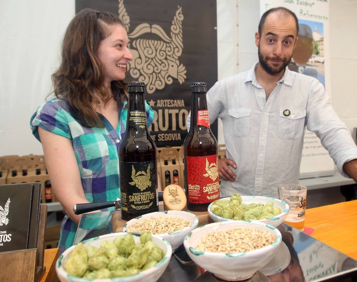 Inauguración de la II Feria del Jamón de Castilla y León en Segovia
