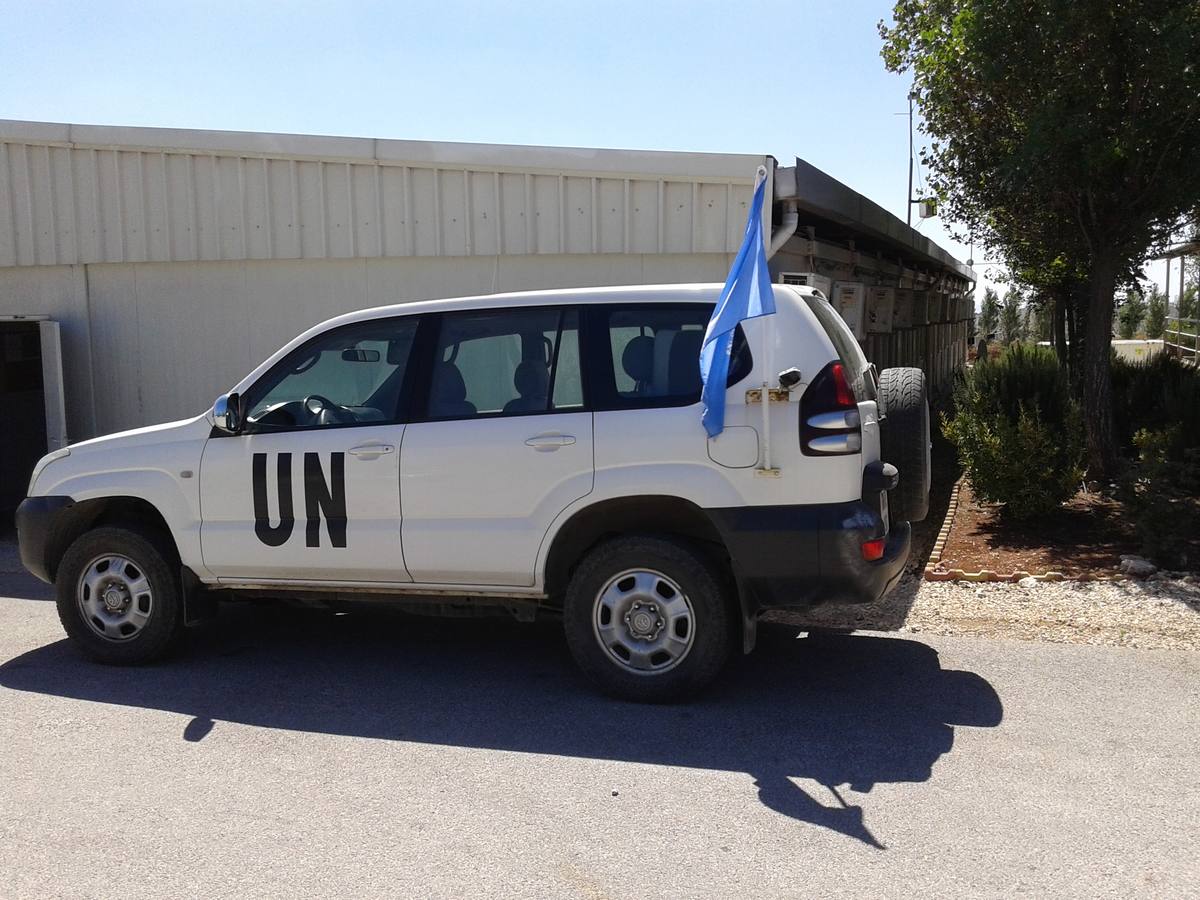 Líbano, mediación de los cascos azules en el conflicto del afluente del río Jordan