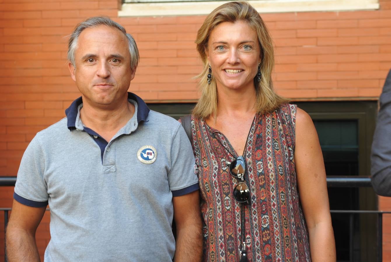 Gonzalo Jolín, de Aspriva, y Rosa Rodrigo.