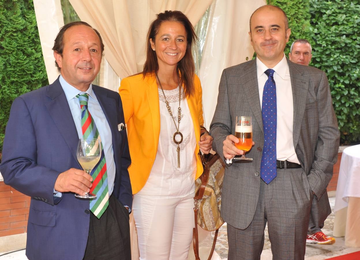 Arturo López, Carla Martínez-Sagarra y Jesús González Sierra, de Deutsche Bank.