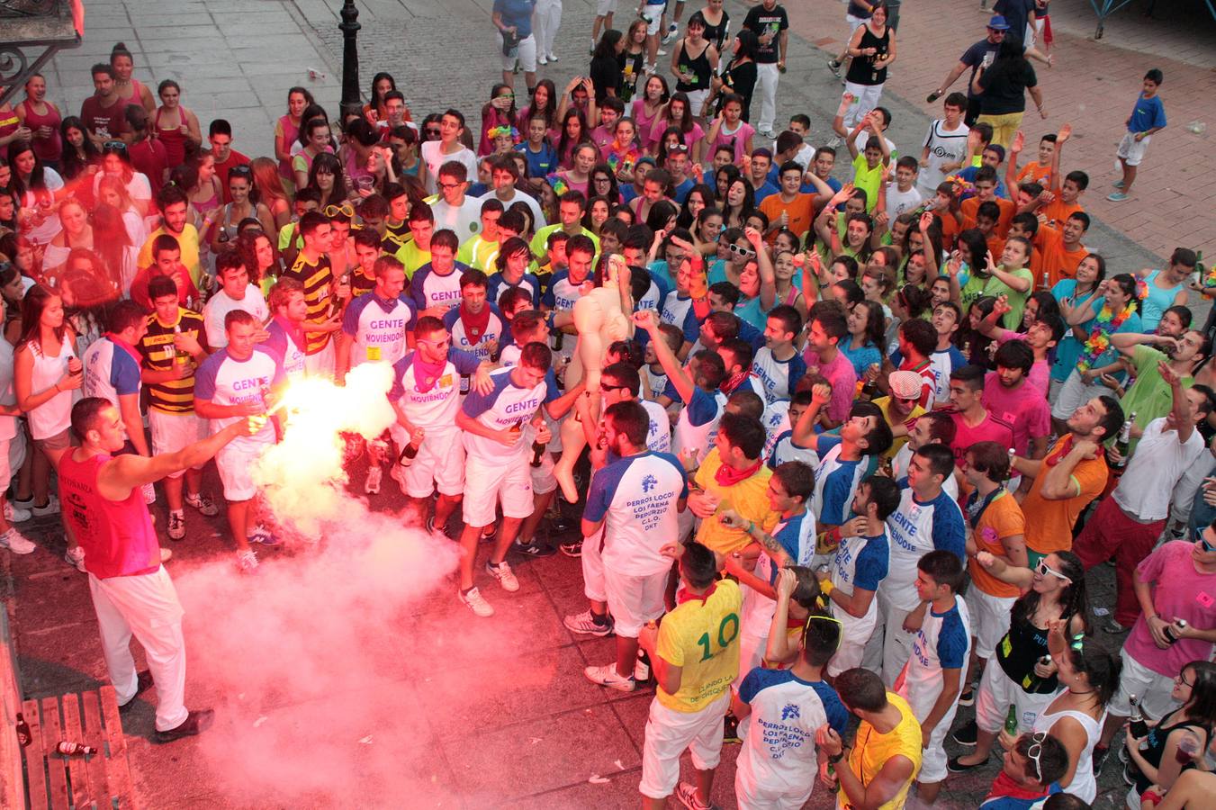 Comienzo de las fiestas en Nava