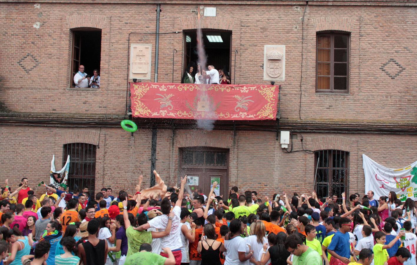 Comienzo de las fiestas en Nava