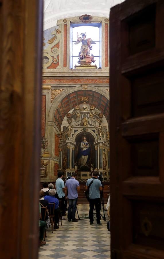 Presentación de la restauración del retablo de la Iglesia de San Miguel y San Julián de Valladolid