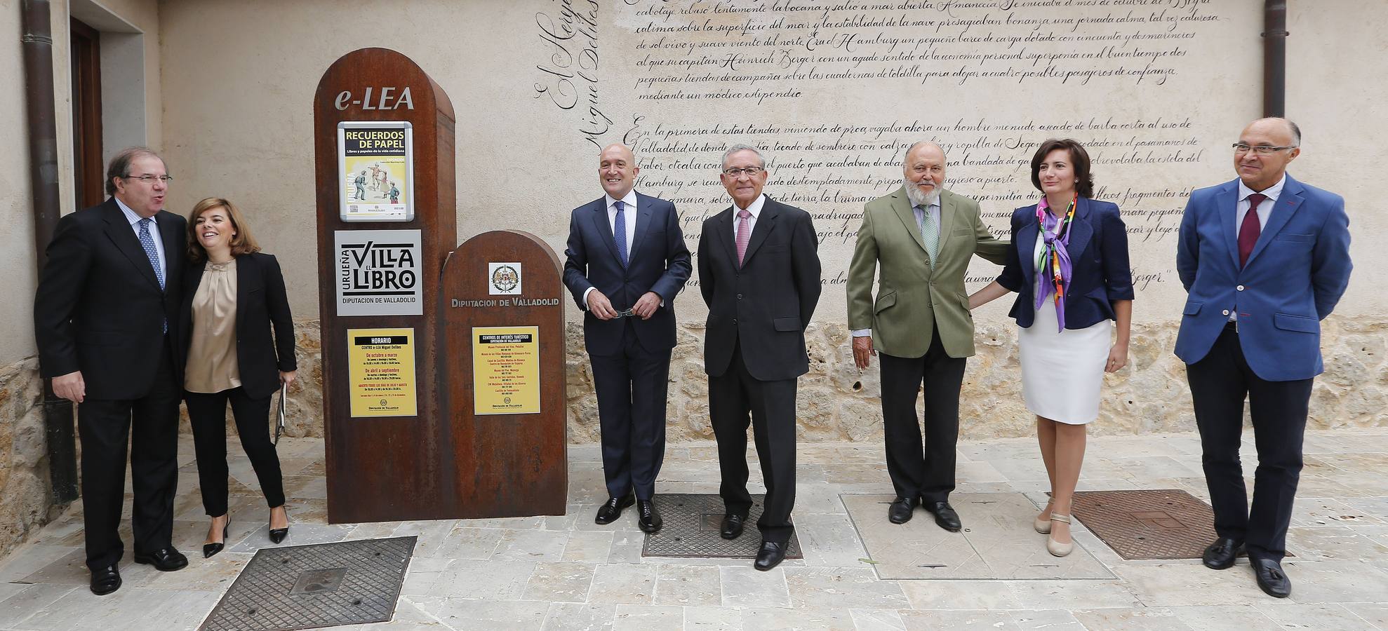 Inauguración del Patio El Norte de Castilla del Centro e-LEA Miguel Delibes de la Villa del Libro de Urueña (2/2)