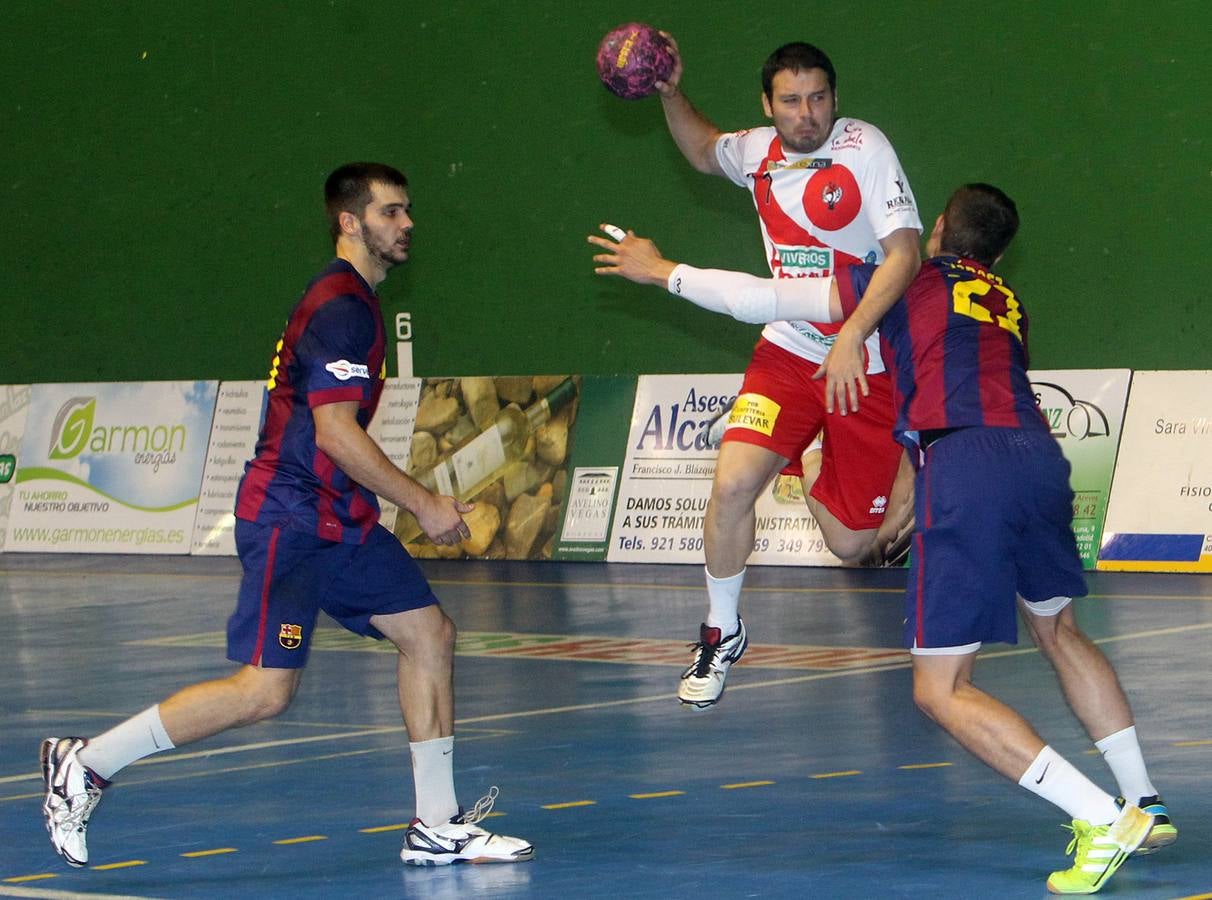 Partido Balonmano Nava - Barcelona B en Segovia