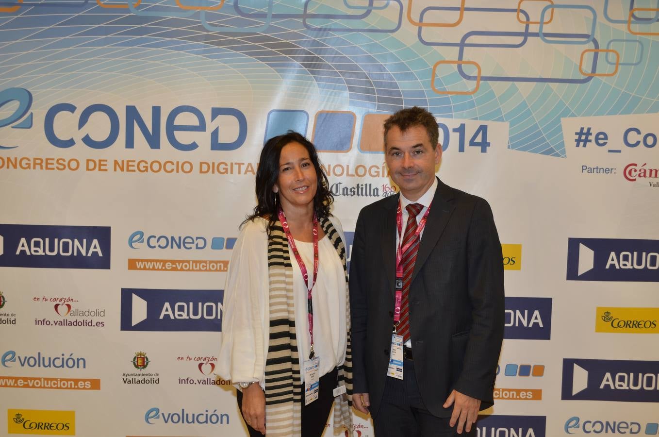 Asistentes a la segunda edición del congreso e-Coned en la Feria de Valladolid (1/2)