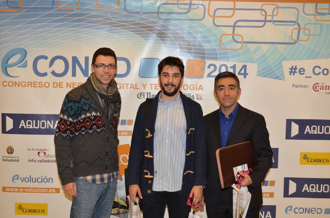 Asistentes a la segunda edición del congreso e-Coned en la Feria de Valladolid (1/2)