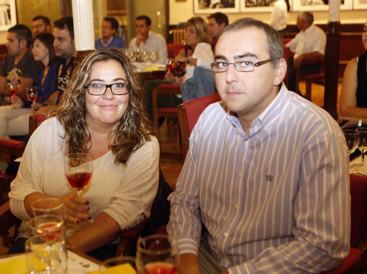 Cristina Toledano y Carlos Bermejo, de Nuevas Generaciones del PP de Soria.