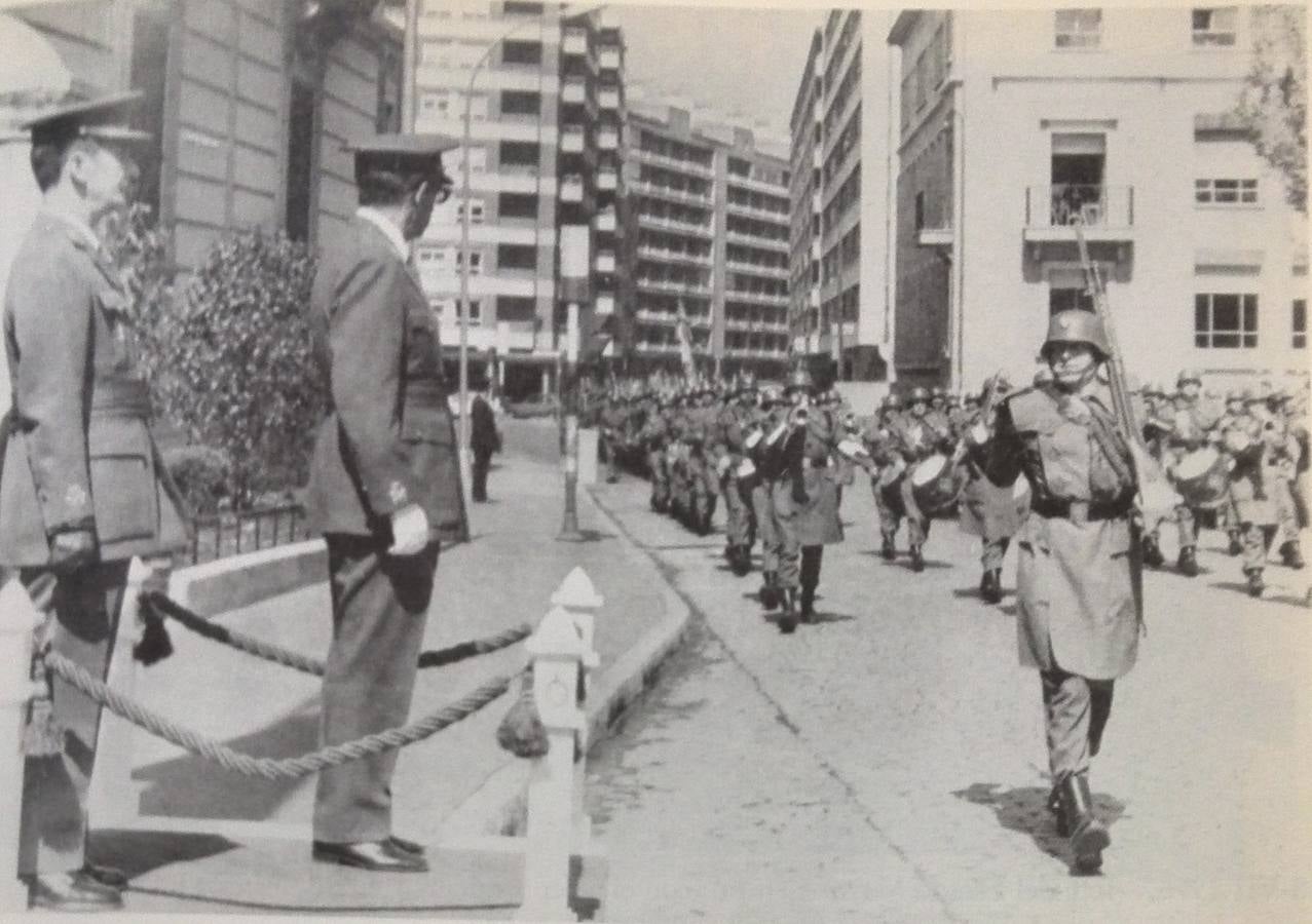 Acto de toma de posesión como Capitán General de Valladolid.