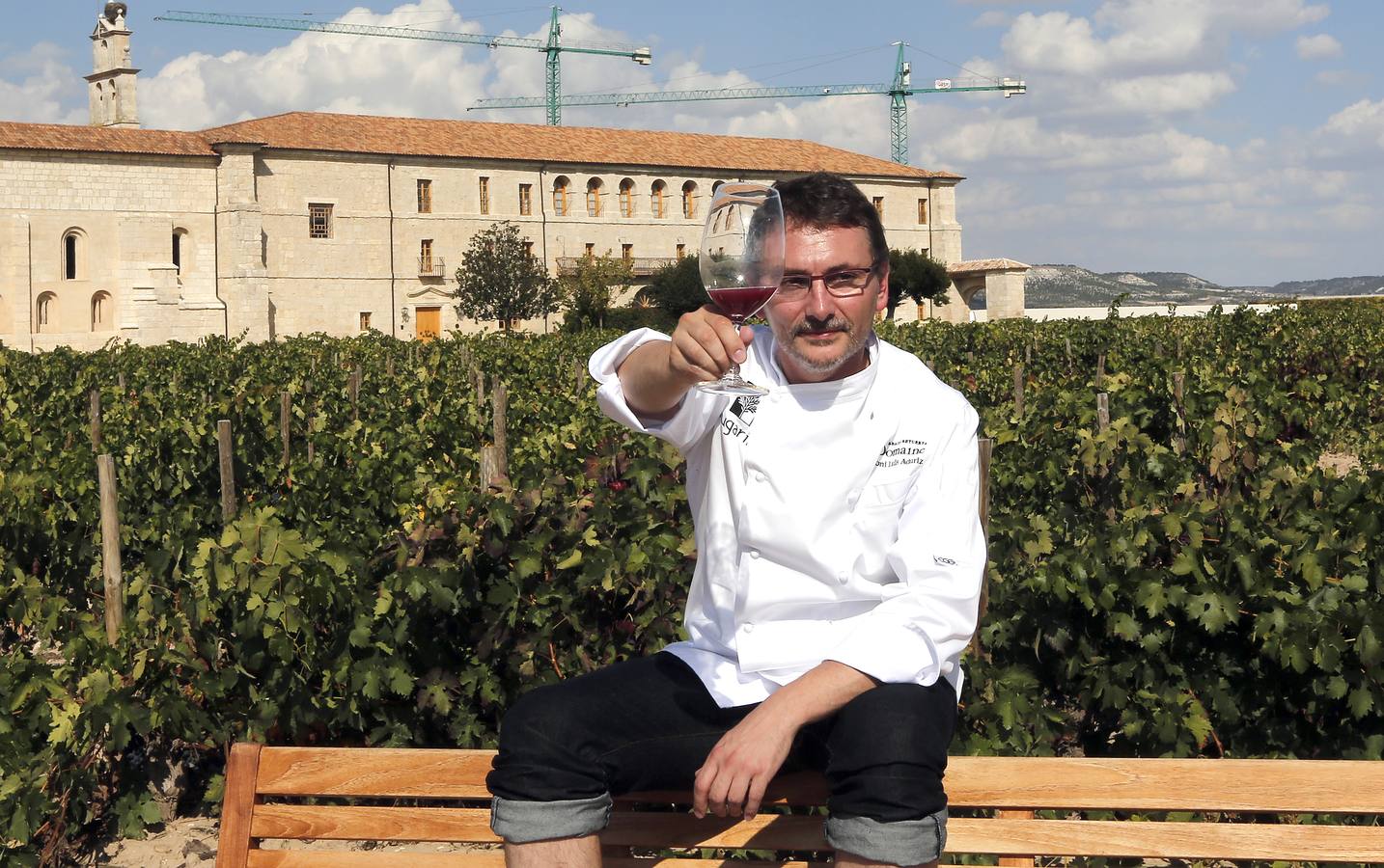 Pisada de uva en Abadía de Retuerta en Sardón de Duero (Valladolid)