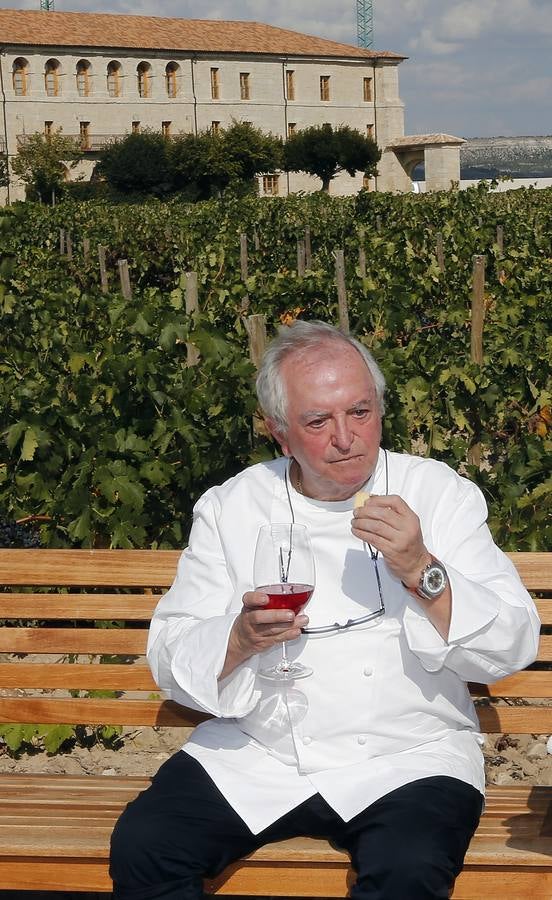 Pisada de uva en Abadía de Retuerta en Sardón de Duero (Valladolid)