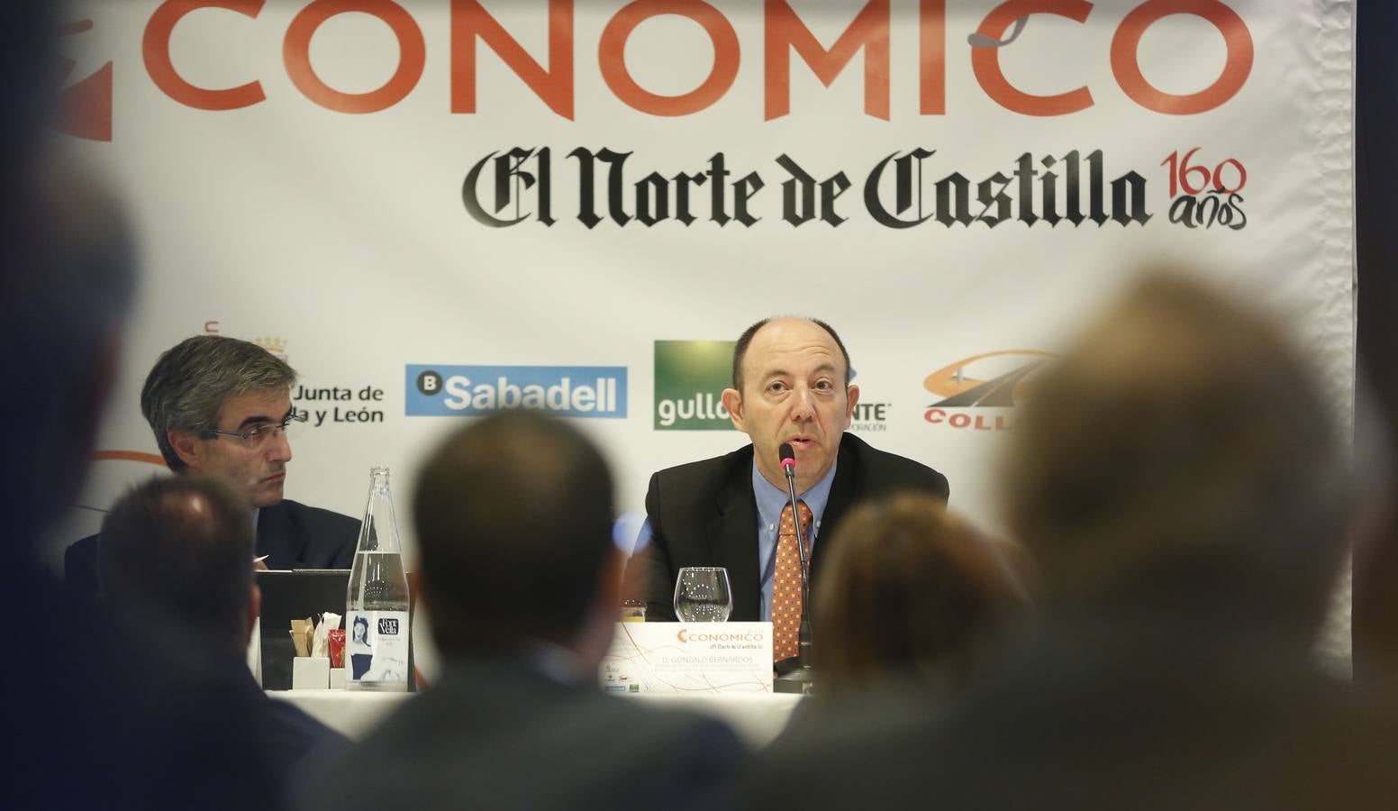 Gonzalo Bernardos, catedrático de Economía de la Universidad de Barcelona, en el Foro Económico de El Norte de Castilla