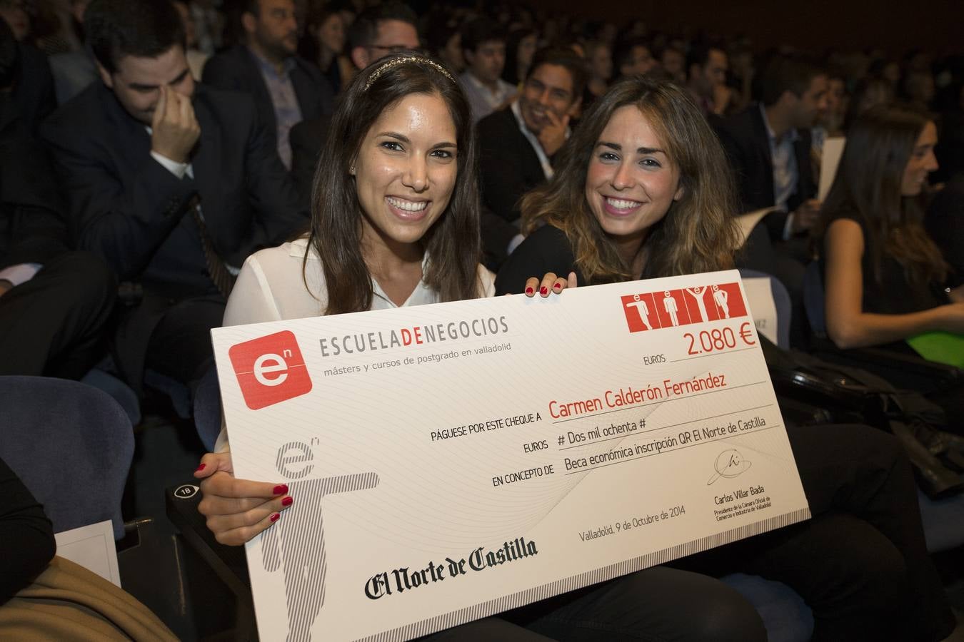 Entrega de diplomas de los máster de la Escuela de Negocios de la Cámara de Comercio de Valladolid