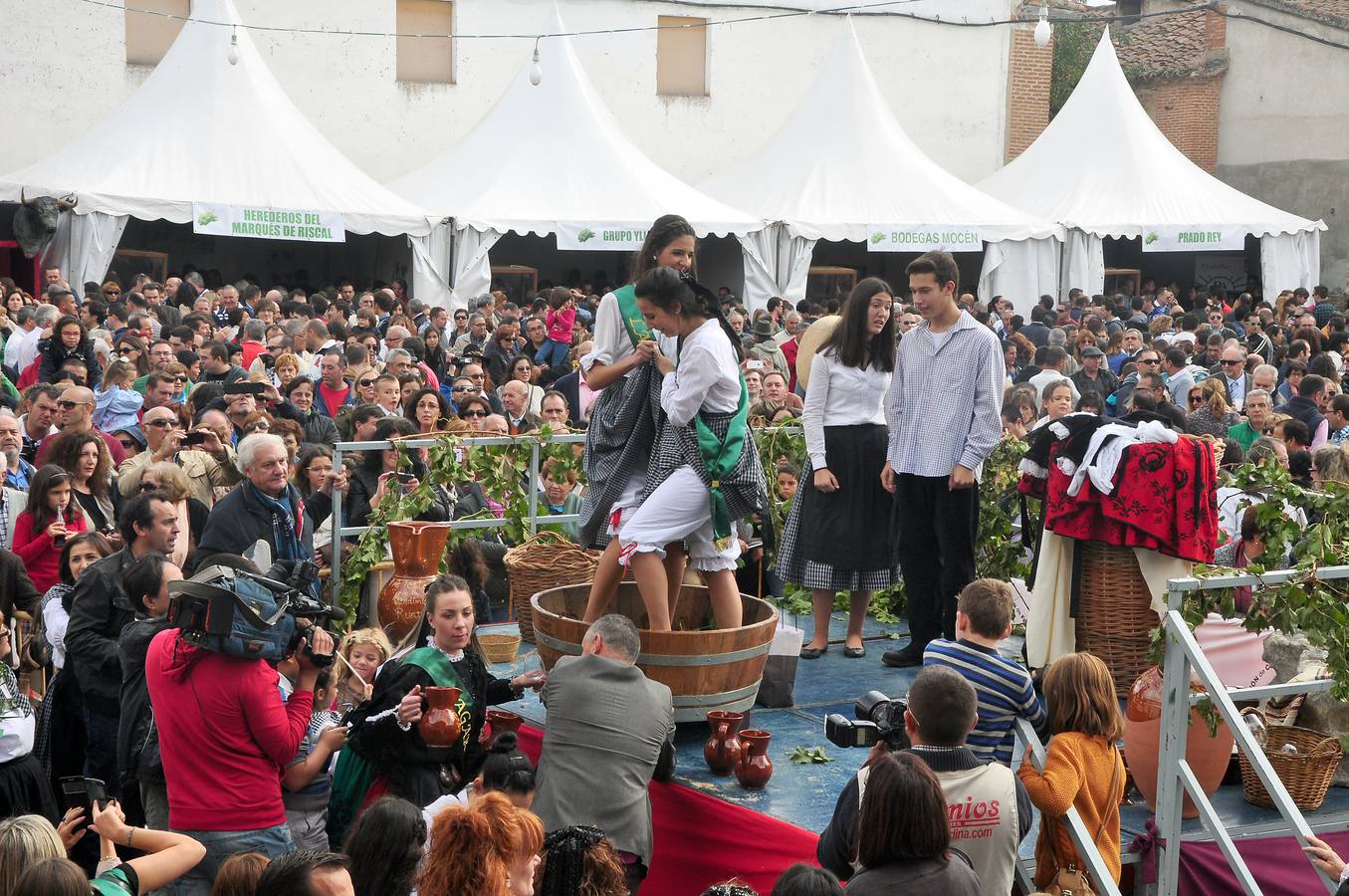 Fiesta de la vendimia en Rueda