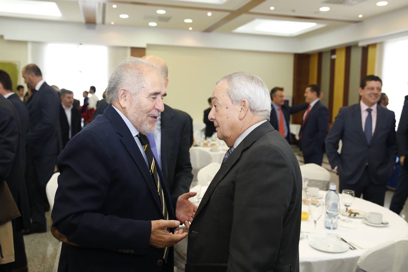 El exministro de Economía,  Carlos Solchaga en el Foro Económico de El Norte de Castilla en Salamanca