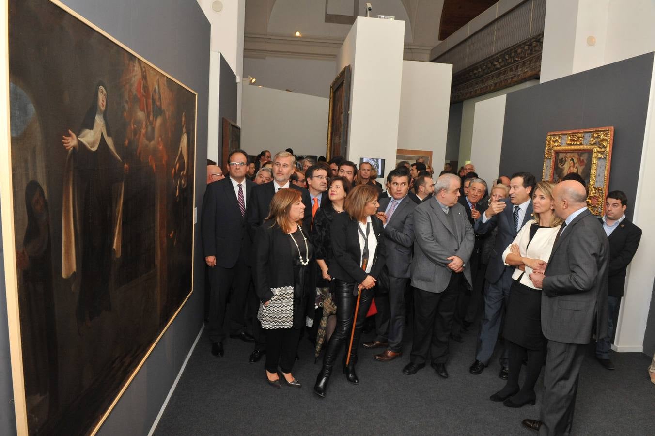 Inauguración de la exposición dedicada a Santa Teresa de Jesús en el Museo de las Ferias de Medina del Campo (Valladolid)