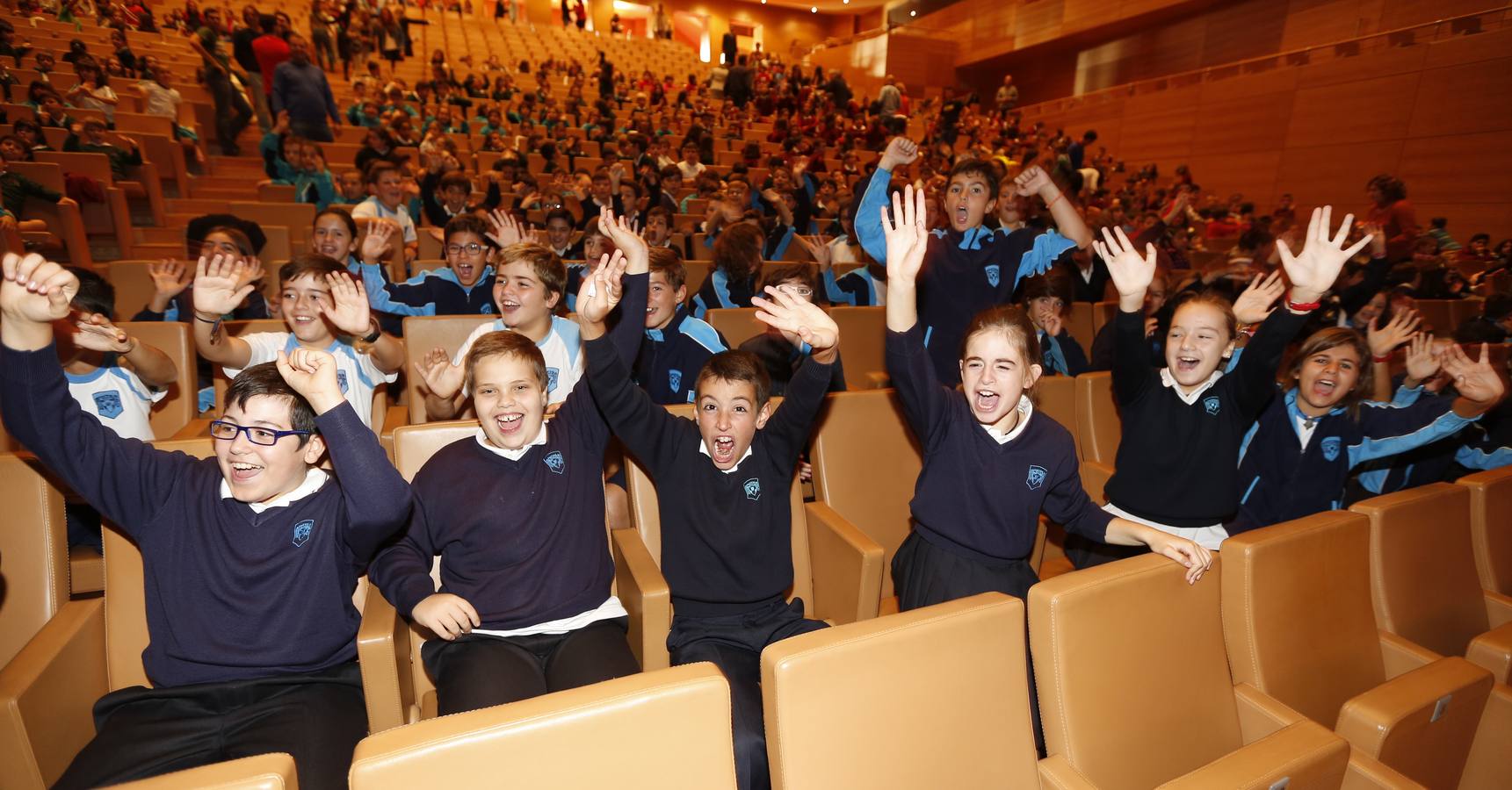 Niños de varios colegios de Valladolid participan en la sección Miniminci de la Seminci
