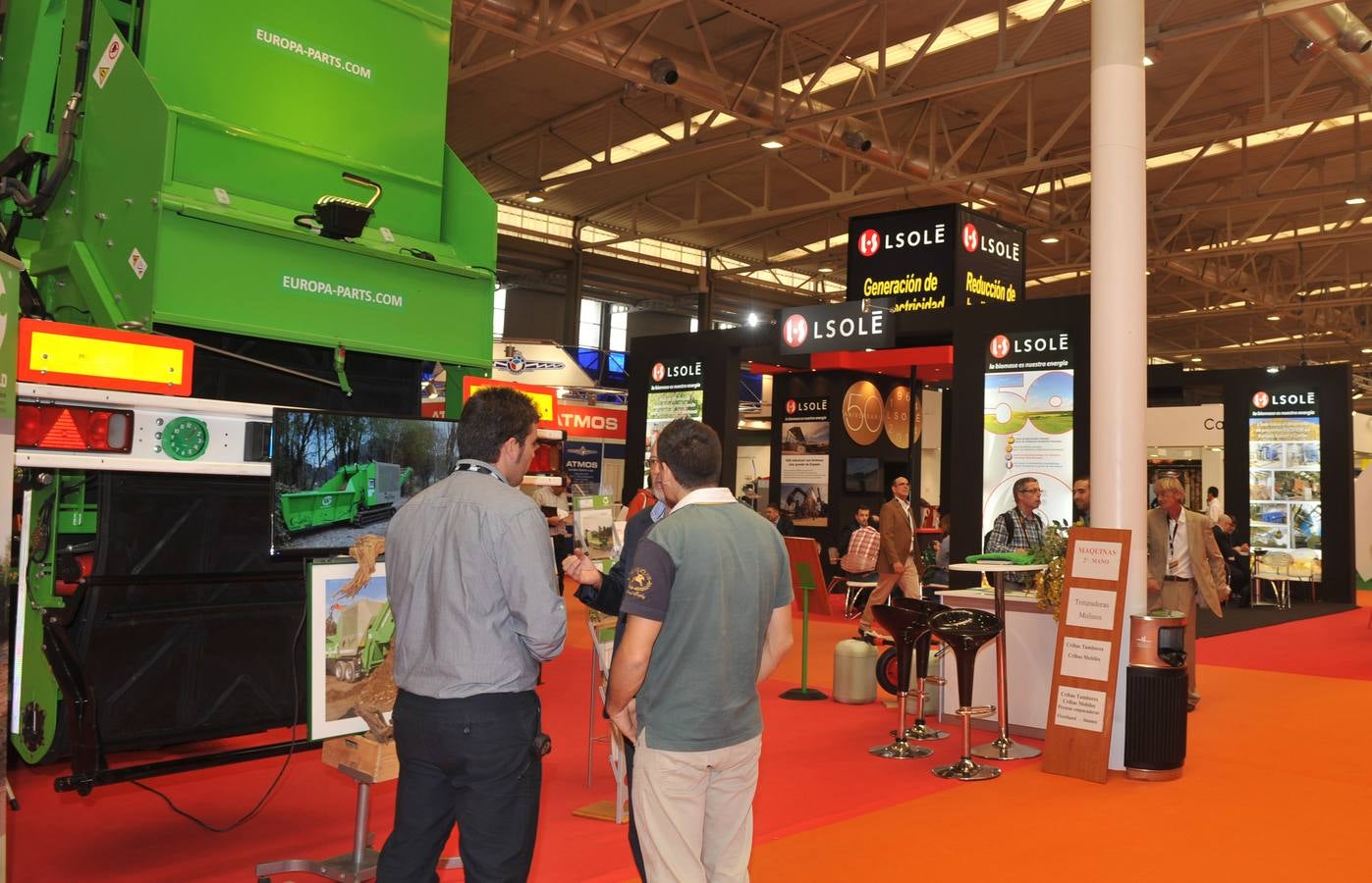 Inauguración de la feria Expobiomasa 2014 en Valladolid